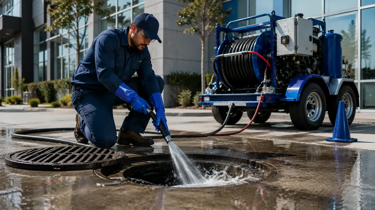 Commercial Hydro Jet Drain Cleaning in Fremont