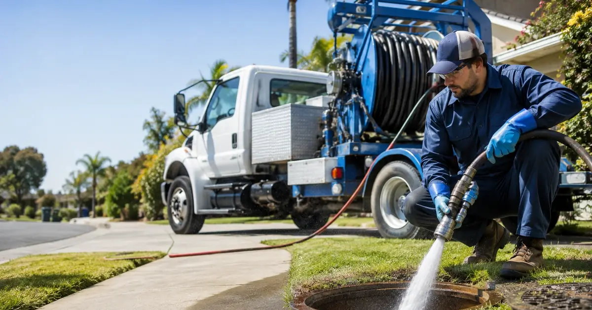 Hydro jet sewer cleaning Fremont